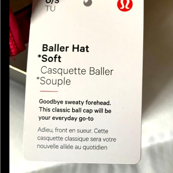 New ⭐️ Lululemon O/S adjustable Baller Hat *Soft  BNWT - Picture 10 of 13